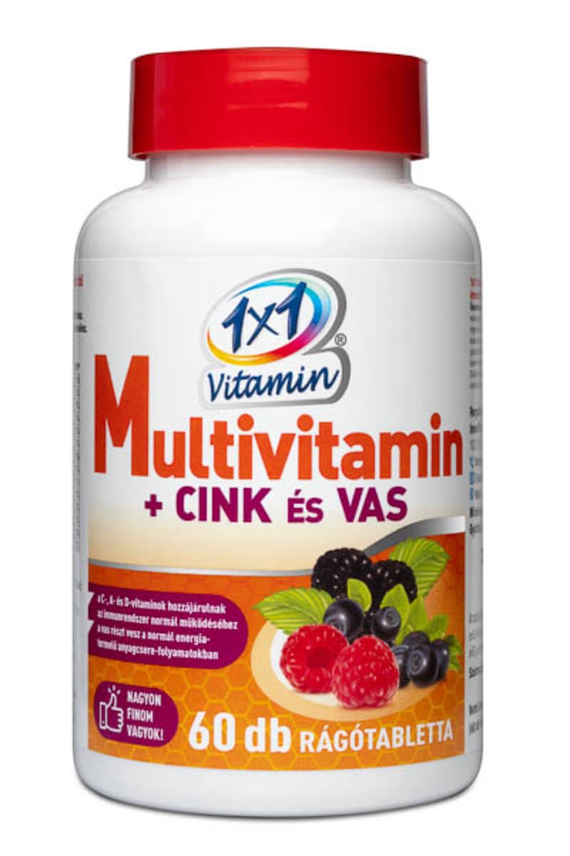 1X1 Vitamin Multivitamin+Cink+Vas retard tabletta, 60 db dm.hu