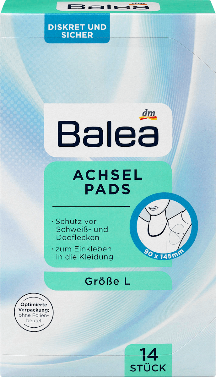 Balea Deo Achselpads Grosse L 14 St Dauerhaft Gunstig Online Kaufen Dm De