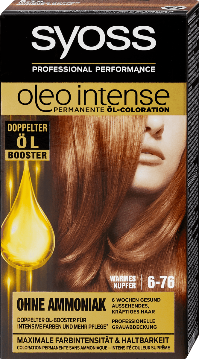 oleo intense permanente ol coloration nr 6 76 warmes kupfer 1 st