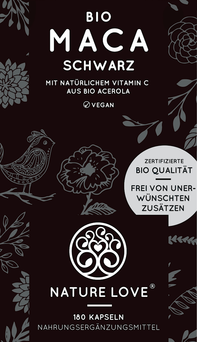 nature love bio maca schwarz kapseln 180 st 163 g dauerhaft gunstig online kaufen dm de