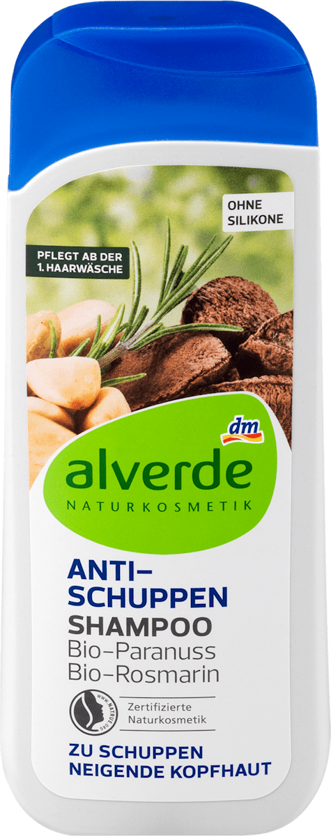 Alverde Naturkosmetik Shampoo Anti Schuppen 200 Ml Dauerhaft Gunstig Online Kaufen Dm De