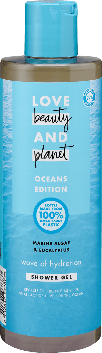 Love Beauty and Planet Tusfürdő wave of hydration, 400 ml ...