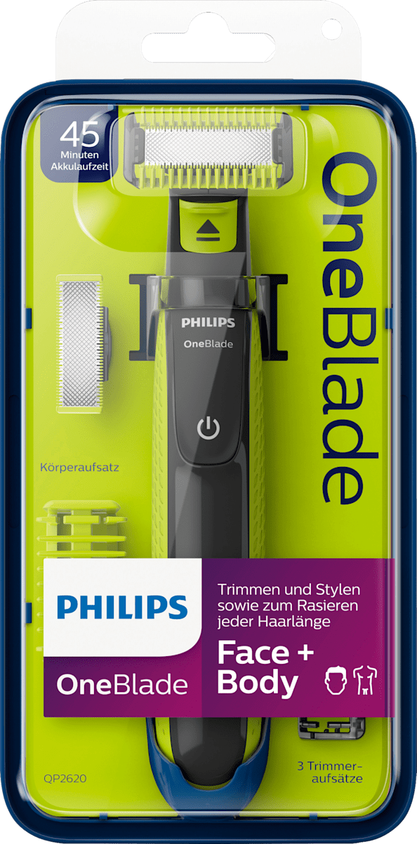 philips oneblade face&body