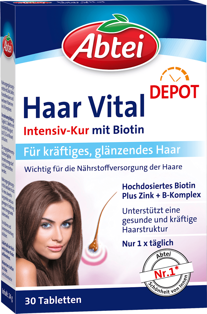 Abtei Haar Vital Tabletten 30 St 24 G Dauerhaft Gunstig Online Kaufen Dm De