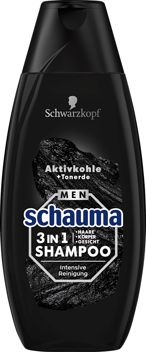 Schwarzkopf Schauma Shampoo Men 3in1 Intensive Reinigung 350 Ml Dauerhaft Gunstig Online Kaufen Dm De