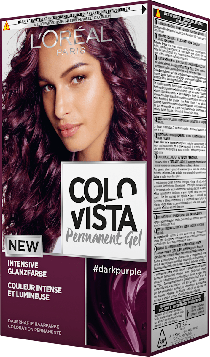 L Oreal Colovista Haarfarbe Dark Purple 1 St Dauerhaft Gunstig Online Kaufen Dm De