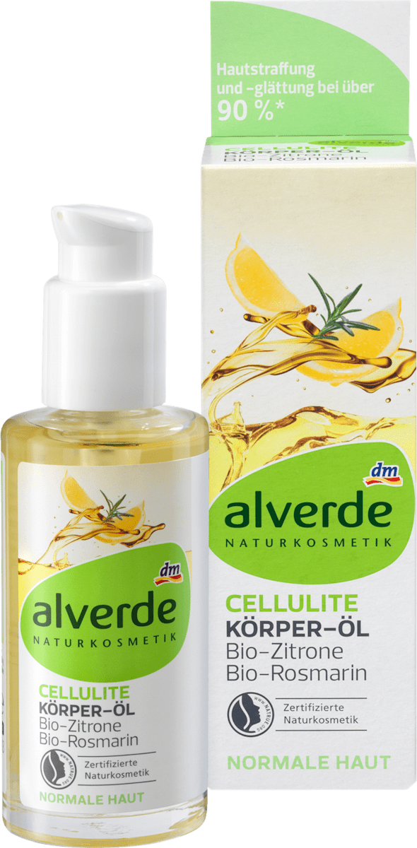 Alverde Naturkosmetik Korperol Cellulite Bio Zitrone Bio Rosmarin 100 Ml Dauerhaft Gunstig Online Kaufen Dm De