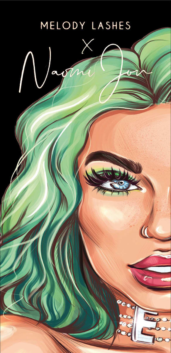 Melody Lashes Kunstliche Wimpern Naomi Jon Chaos 1 St Dauerhaft Gunstig Online Kaufen Dm De