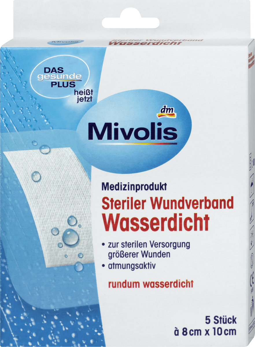 Mivolis Steriler Wundverband Wasserdicht 5 St Dm At