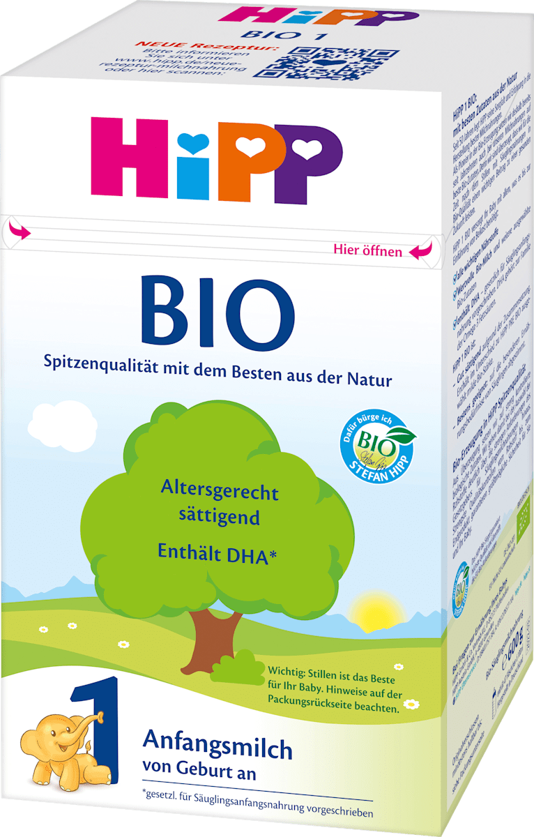 Hipp Anfangsmilch 1 Bio Von Geburt An 600 G Dauerhaft Gunstig Online Kaufen Dm De