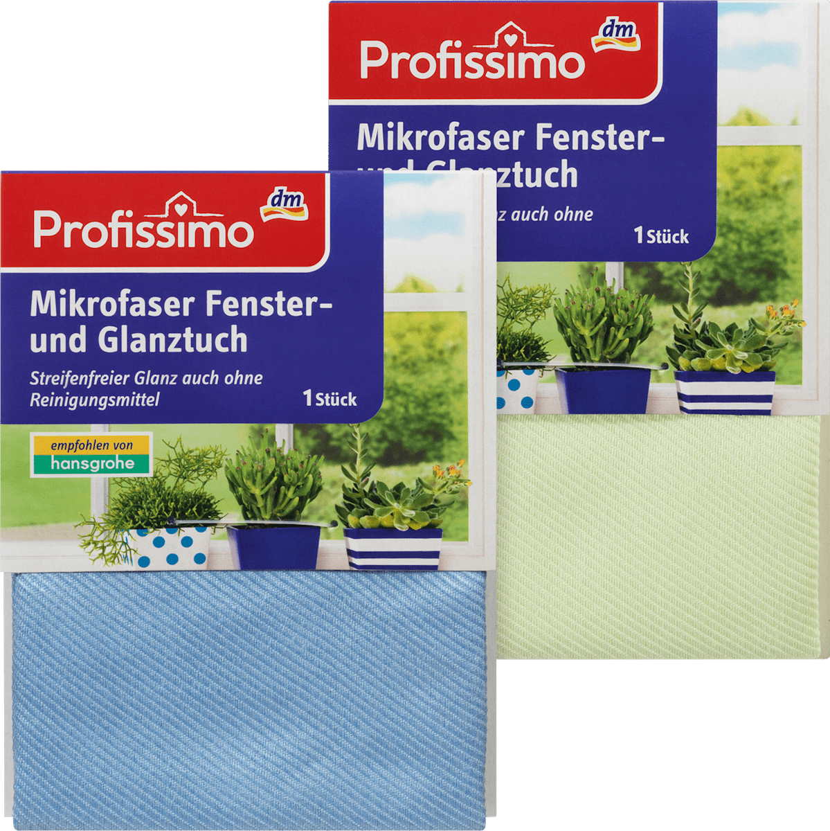 profissimo fenster glanztuch mikrofaser 1 st dauerhaft gunstig online kaufen dm de