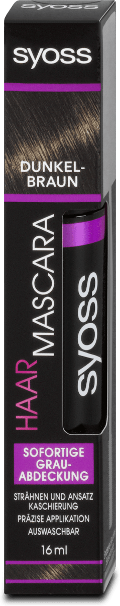 haar mascara dunkelbraun 16 ml