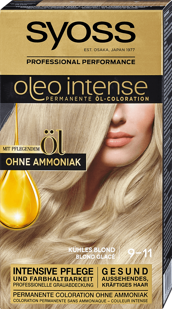 syoss oleo intense permanente ol coloration nr 9 11 kuhles blond 1 st dm at