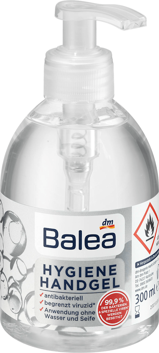 Balea Hand Hygiene Gel 0 3 L Dauerhaft Gunstig Online Kaufen Dm De