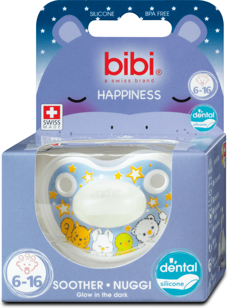 Bibi Schnuller Glow in the dark 616 Monate, 1 St dm.at