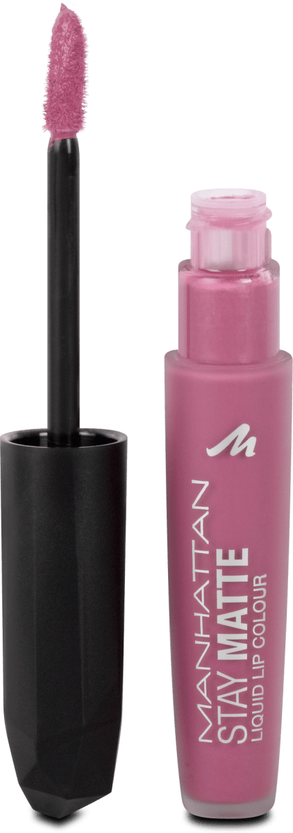 Manhattan Cosmetics Stay Matt Liquid Lip Colour Lipgloss Nr 310 Central Pink 6 Ml Dm At