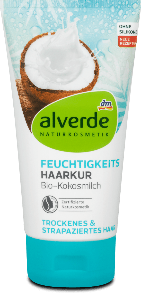 Alverde Naturkosmetik Feuchtigkeits Haarkur Bio Kokosmilch 150 Ml Dm At