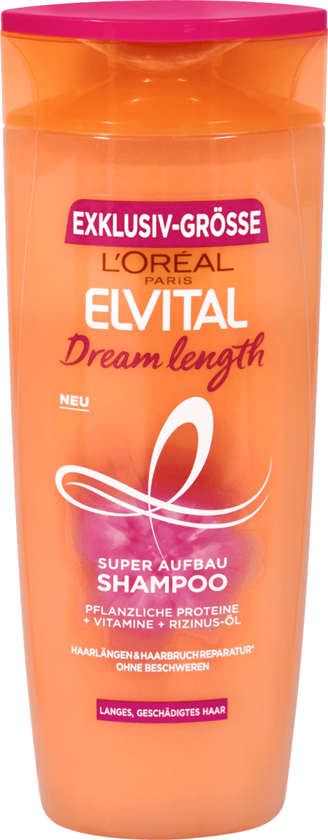 dream length super aufbau shampoo exklusiv grosse 400 ml