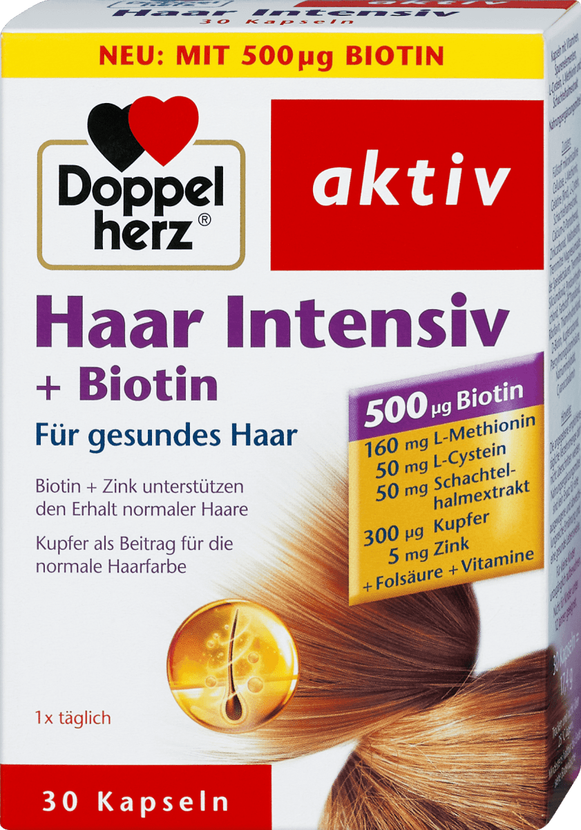 aktiv haar intensiv biotin kapseln 30 st