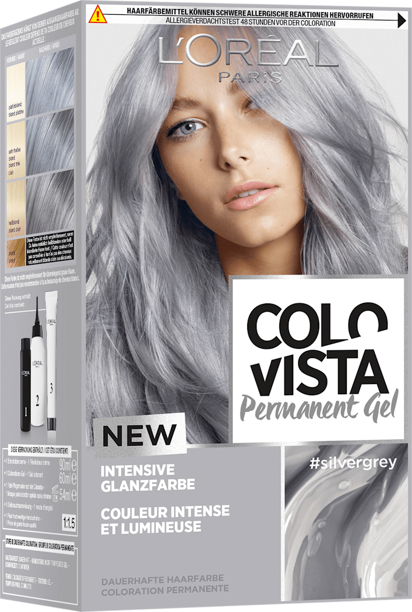 L Oreal Colovista Haarfarbe Silvergrey 1 St Dauerhaft Gunstig Online Kaufen Dm De