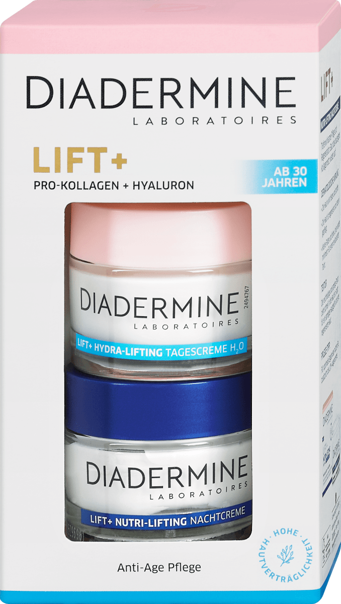 Diadermine Lift Pro Kollagen Hyaluron es Nachtpflege Set 1 St Dm At