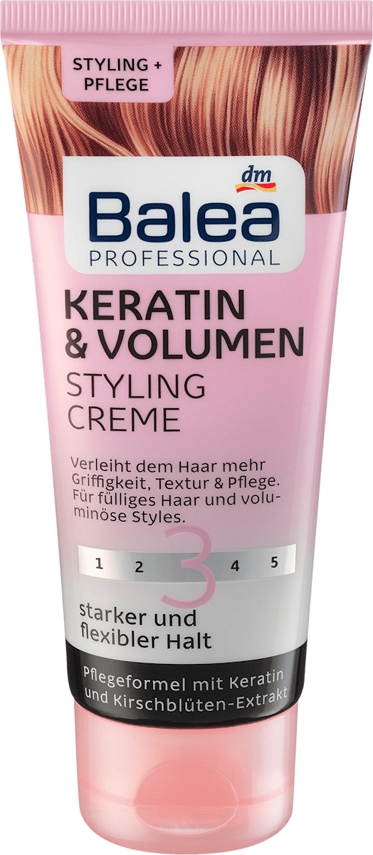 Balea Professional Styling Creme Keratin Volumen 100 Ml Dauerhaft Gunstig Online Kaufen Dm De