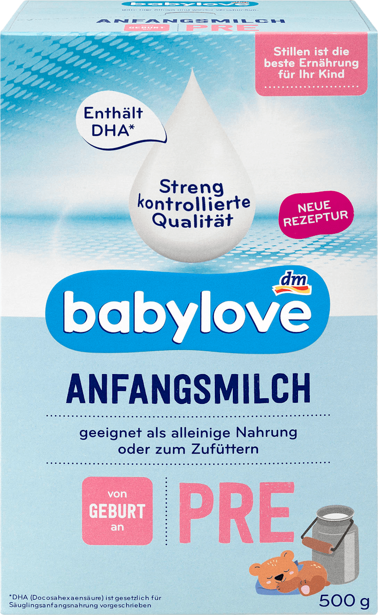 Babylove Anfangsmilch Pre Von Geburt An 500 G Dauerhaft Gunstig Online Kaufen Dm De