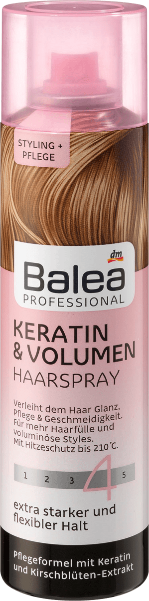 Balea Professional Haarspray Keratin Volumen 250 Ml Dauerhaft Gunstig Online Kaufen Dm De