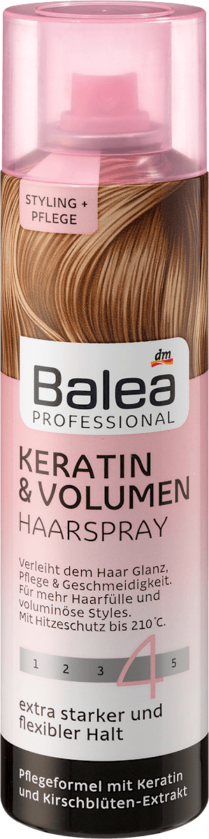 Balea Professional Haarspray Keratin Volumen 250 Ml Dauerhaft Gunstig Online Kaufen Dm De