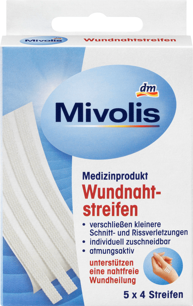 Mivolis Wundnahtstreifen 20 St Dauerhaft Gunstig Online Kaufen Dm De