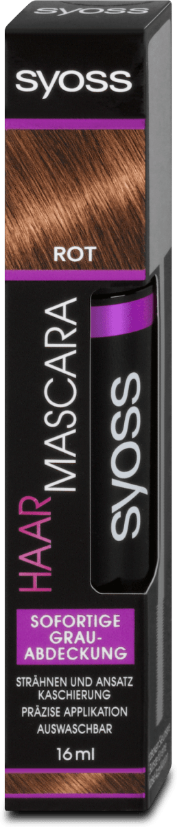syoss haar mascara rot 16 ml