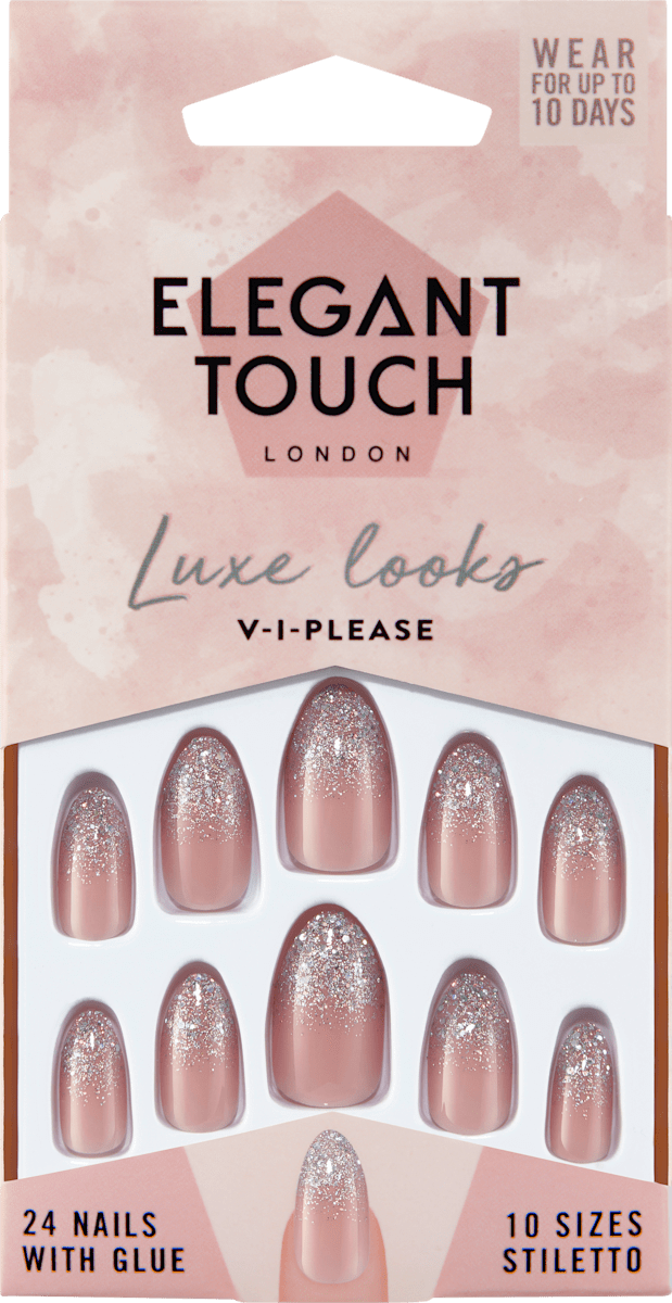 elegant touch kunstliche fingernagel v i please 24 st dauerhaft gunstig online kaufen dm de