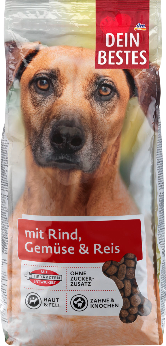 Dein Bestes Trockenfutter für Hunde mit Rind, Gemüse & Reis, 3 kg dauerhaft günstig online ... - Dein Bestes Trockenfutter Fuer HunDe Mit RinD Gemuese UnD Reis