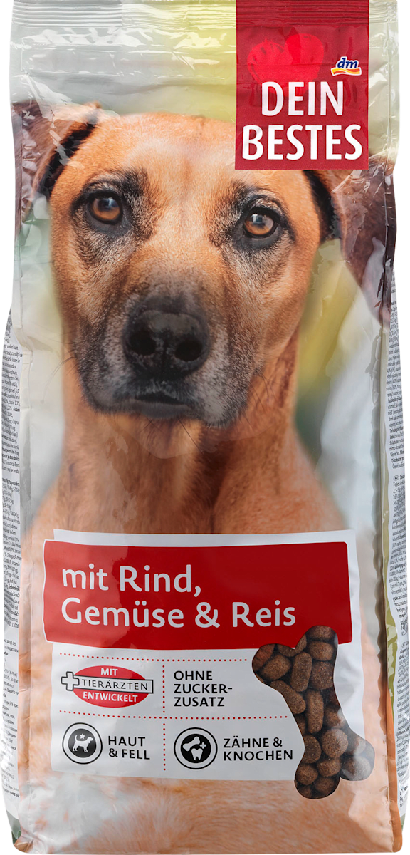 Dein Bestes Trockenfutter für Hunde mit Rind, Gemüse & Reis, 3 kg ... - Dein Bestes Trockenfutter Fuer HunDe Mit RinD Gemuese UnD Reis