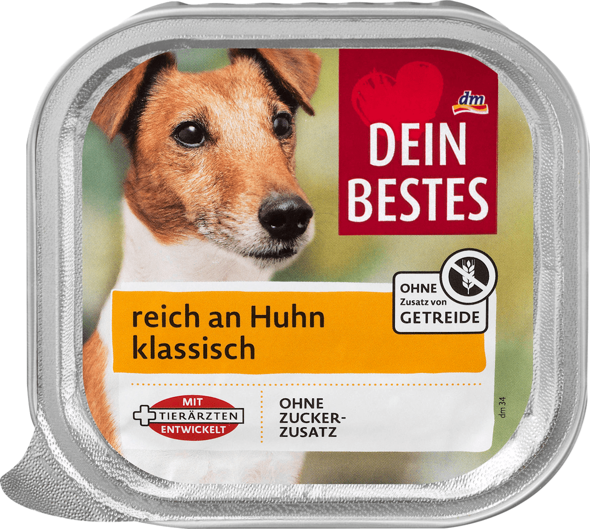 dein bestes nassfutter fur hunde reich an huhn klassisch 300 g dauerhaft gunstig online kaufen dm de