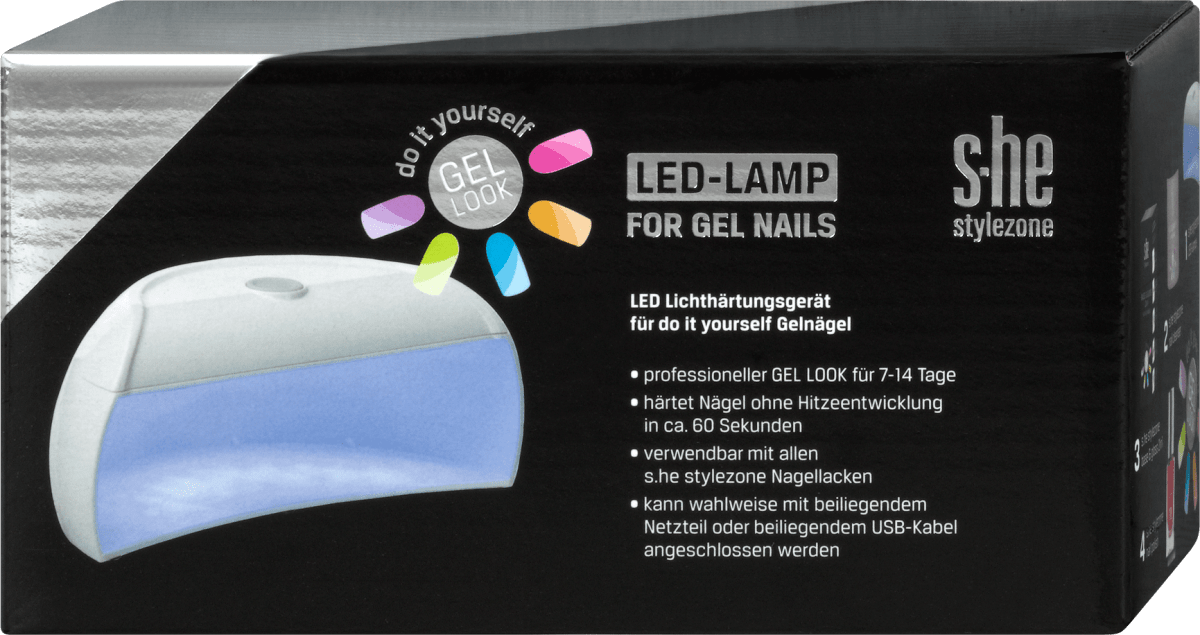 S He Stylezone Color Style Led Lampe Fur Gelnagel 1 St Dm At