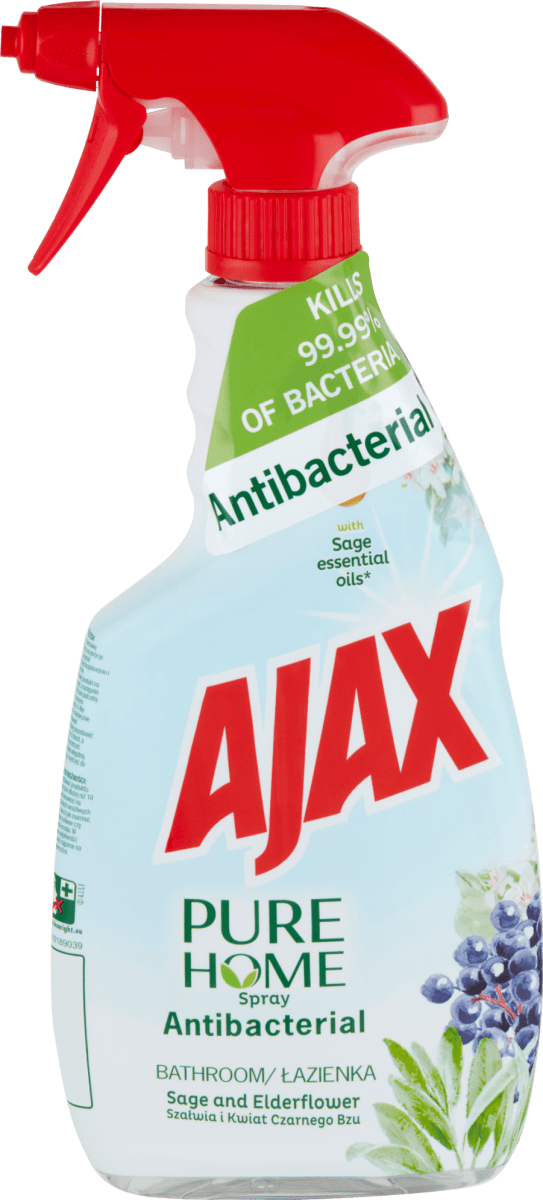 Ajax Pure Home antibakteriális tisztító spray, 0,5 l | dm.hu