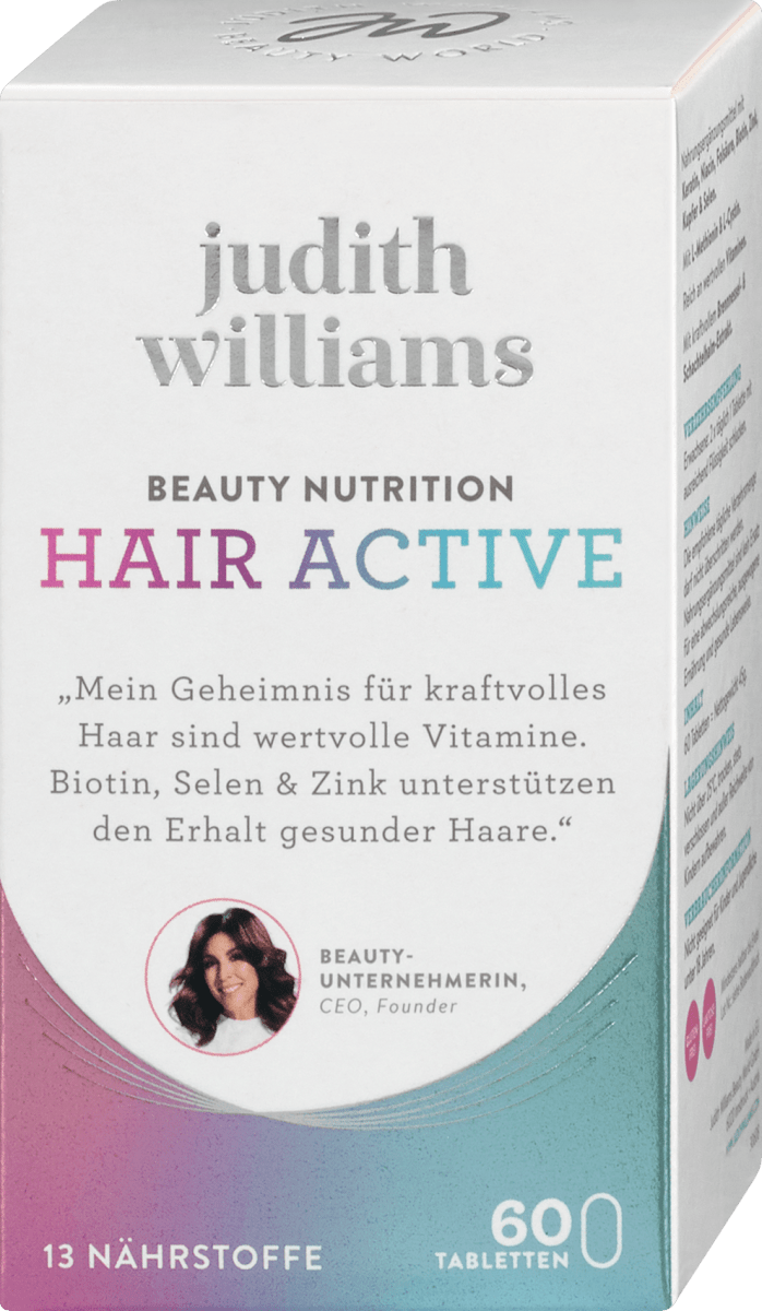 Judith Williams Beauty Nutrition Hair Active Tabletten 60 St Dm At