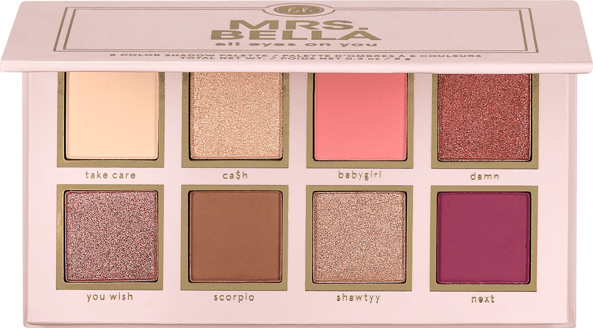 BH Cosmetics Mrs. Bella all eyes on you Lidschattenpalette, 8 g dm.at