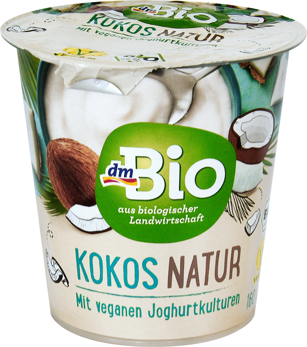 Dmbio Kokos Natur Mit Veganen Joghurtkulturen 160 G Dm At