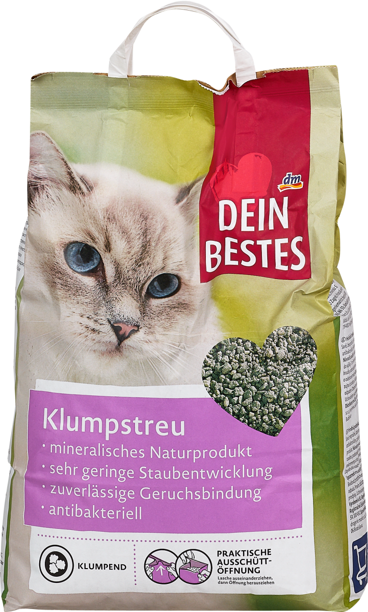 Dein Bestes Katzen Klumpstreu, 8 l | dm.at