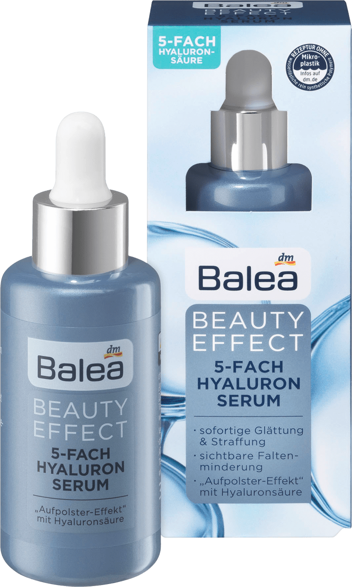 Balea Serum Beauty Effect Mit 5 Fach Hyaluron 30 Ml Dauerhaft Gunstig Online Kaufen Dm De