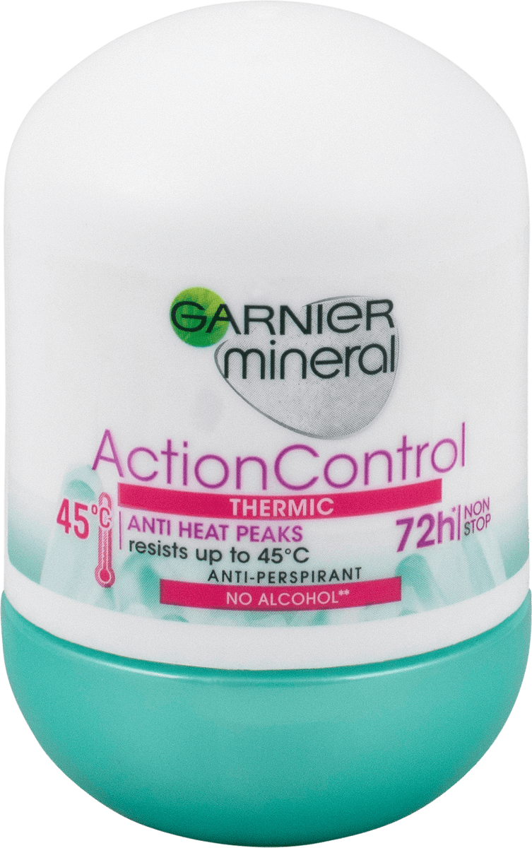 GARNIER Action Control antiperspirant rollon Thermic, 50 ml dm.hr