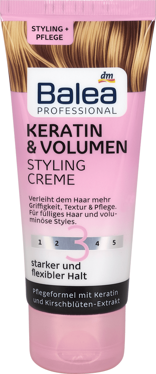 Balea Professional Keratin Volumen Styling Creme 100 Ml Dm At