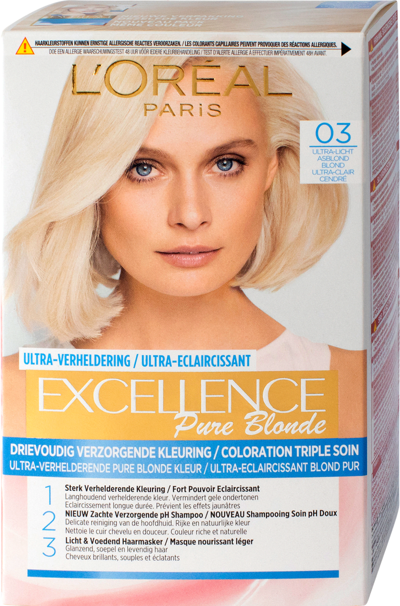 l oreal paris excellence creme 03 ultra light ash blonde