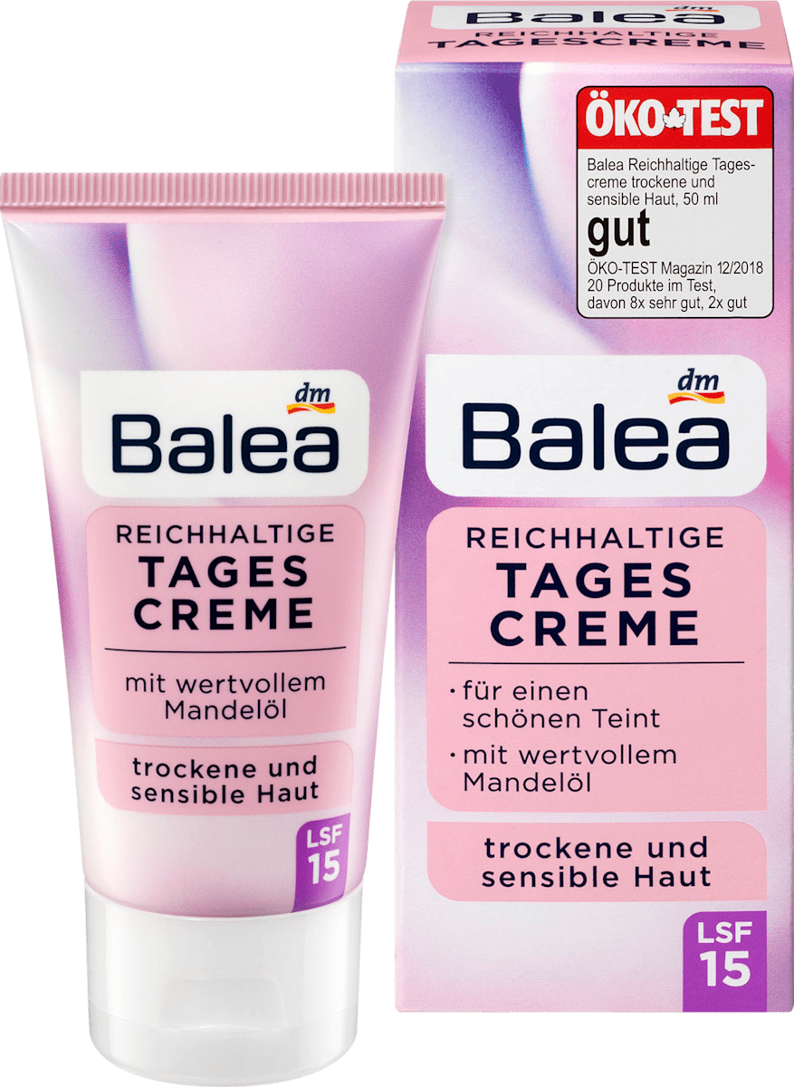 Balea escreme Reichhaltig Lsf15 50 Ml Dauerhaft Gunstig Online Kaufen Dm De