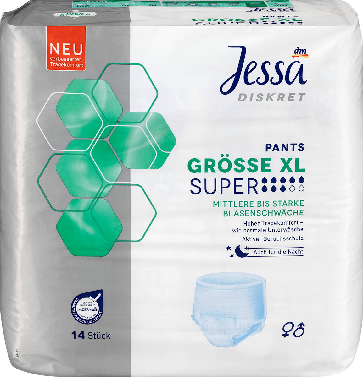 Jessa Diskret Pants Xl Super 14 St Dauerhaft Gunstig Online Kaufen Dm De