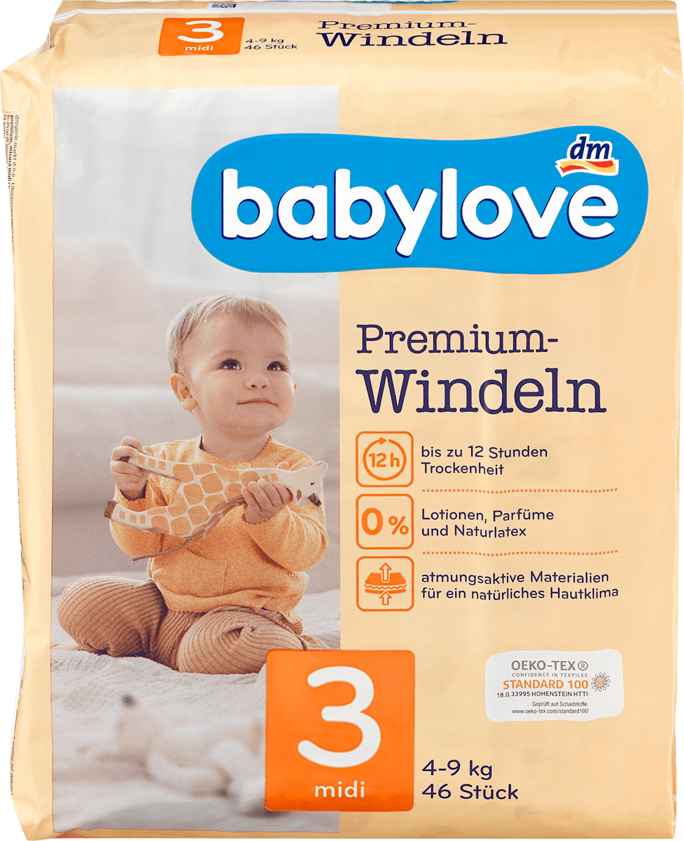 Babylove Pelenka Aktiv Plus 4 9 Kg 46 Db Dm Hu