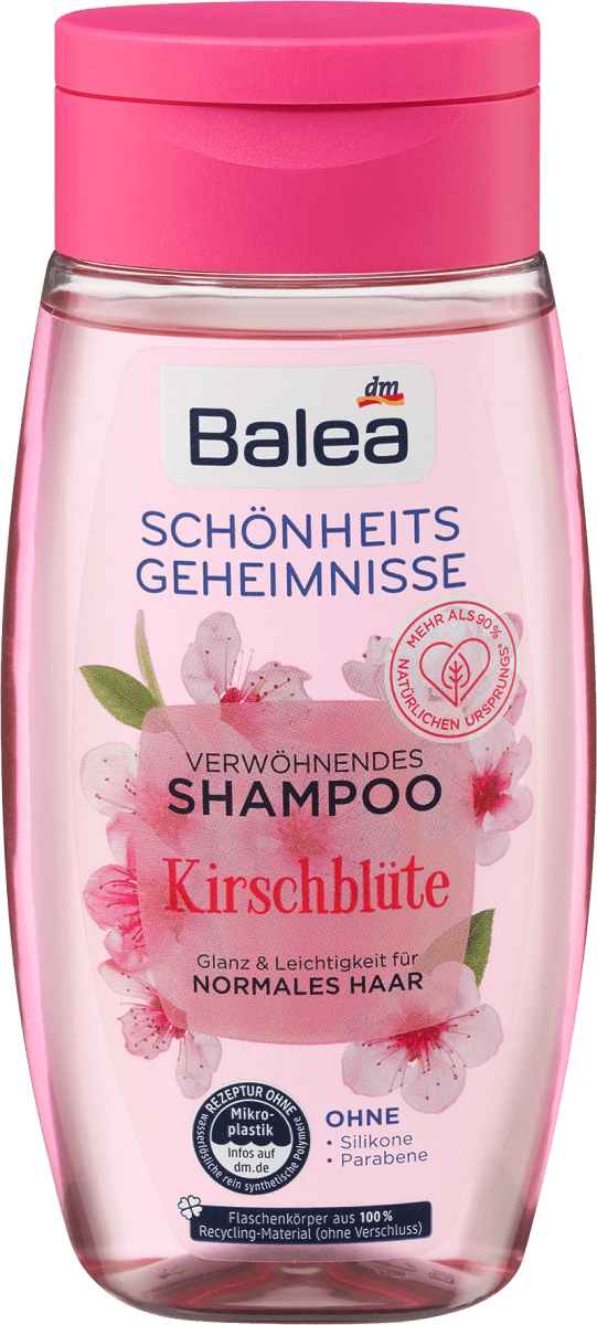 Balea Schonheitsgeheimnisse Schonheitsgeheimnisse Shampoo Kirschblute 250 Ml Dauerhaft Gunstig Online Kaufen Dm De
