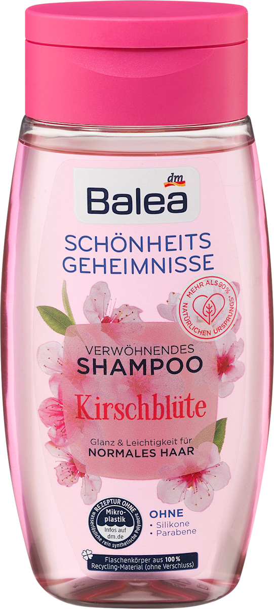 Balea Schonheitsgeheimnisse Schonheitsgeheimnisse Shampoo Kirschblute 250 Ml Dauerhaft Gunstig Online Kaufen Dm De